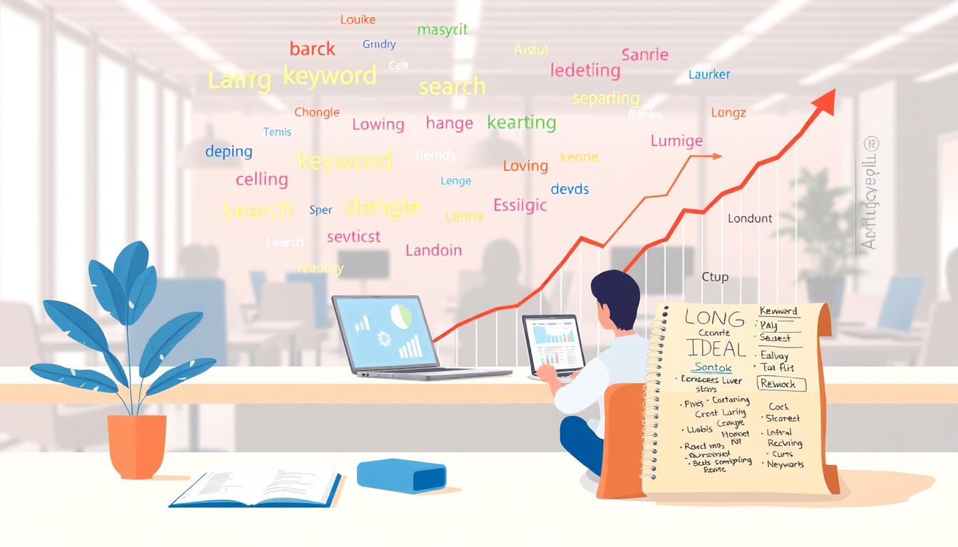 استخدام كلمات مفتاحية طويلة الذيل