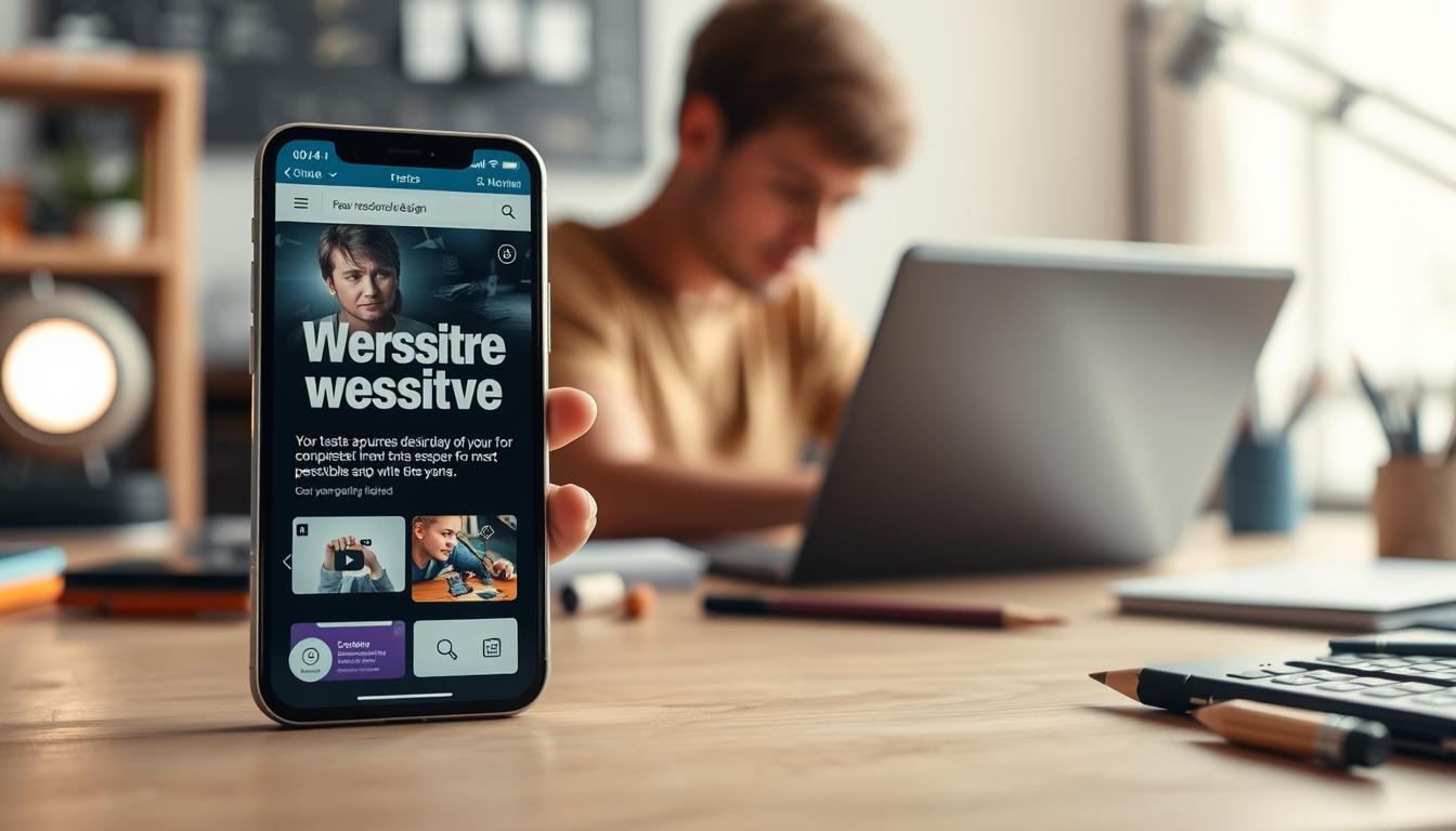 تهيئة الموقع للهواتف الذكية