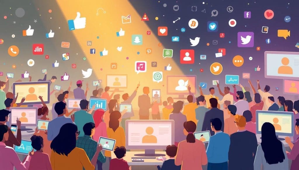 التفاعل مع المحتوى على وسائل التواصل الاجتماعي