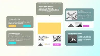 تحسين ترتيب العناصر على الصفحة