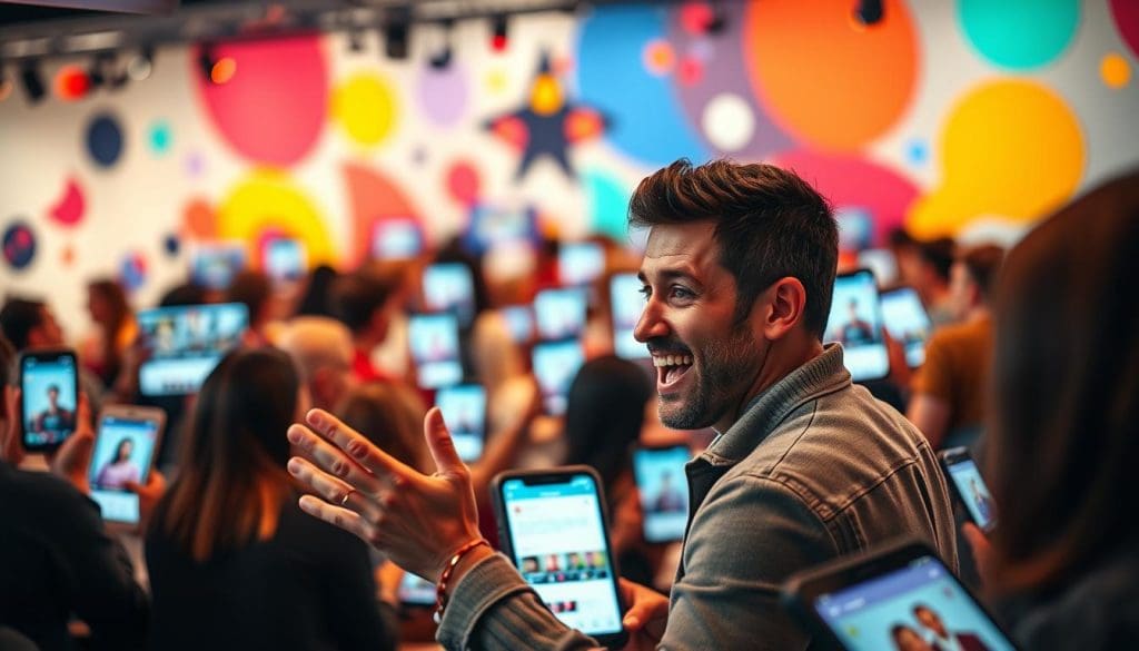 التفاعل مع الجمهور