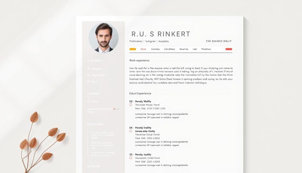 تصميم السيرة الذاتية