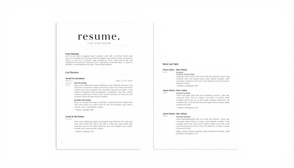 تصميم السيرة الذاتية