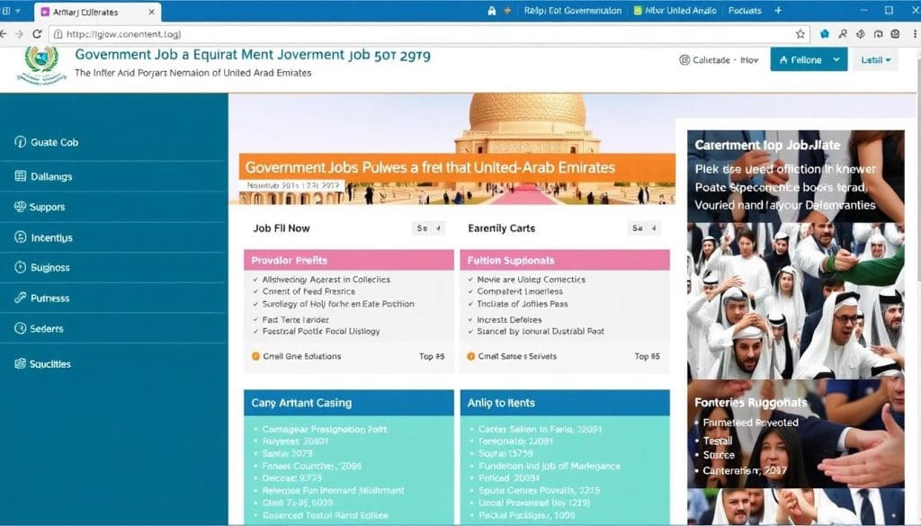 بوابات التوظيف الحكومية في الإمارات