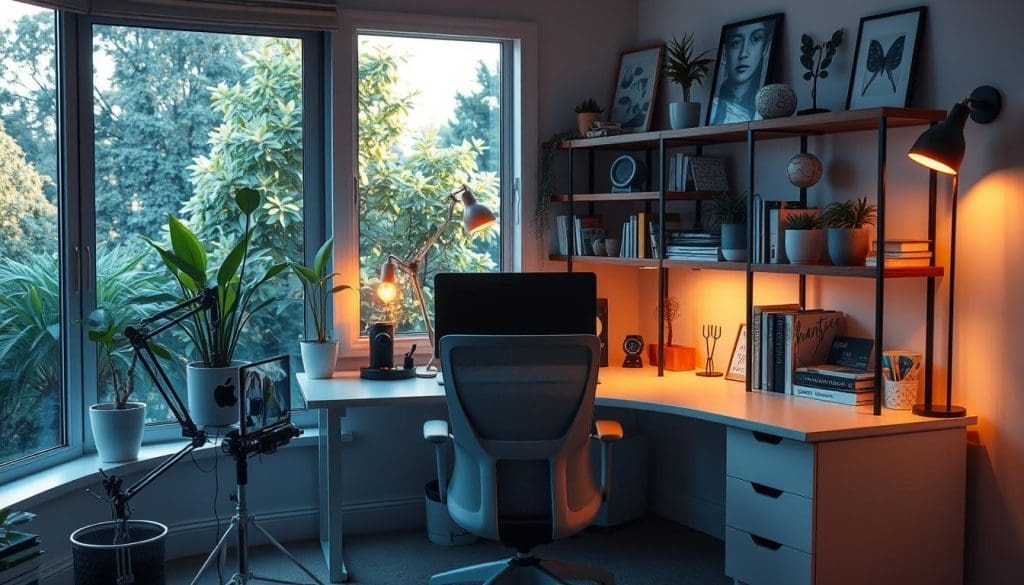 تنظيم مساحة العمل المنزلية