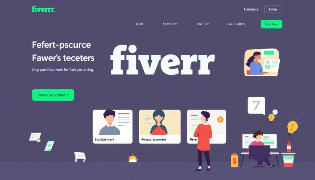 منصة Fiverr للعمل الحر