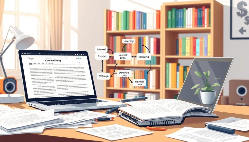 تحسين محتوى البحث باستخدام الروابط الداخلية والخارجية