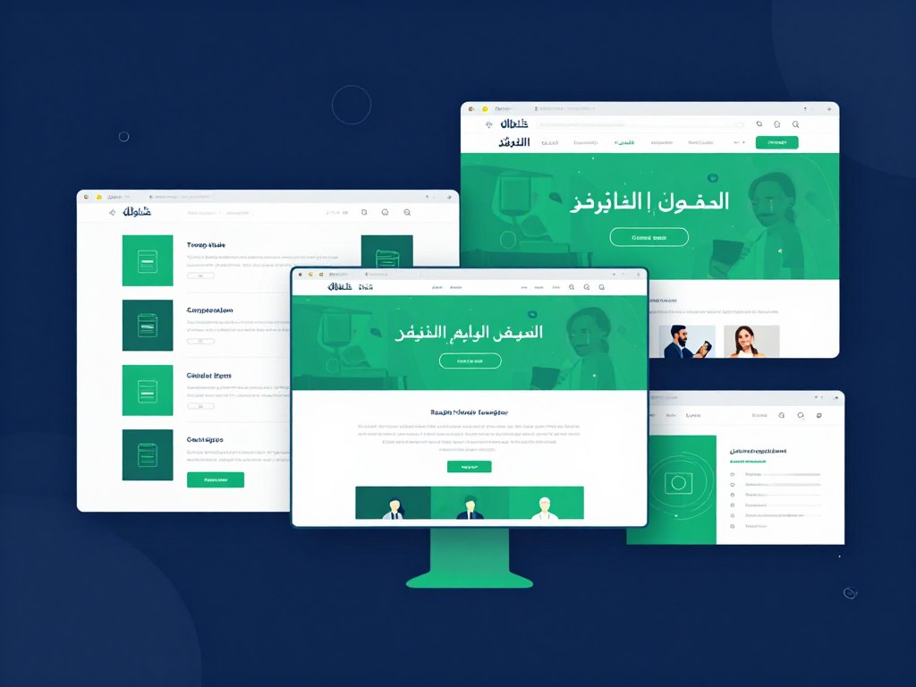 مفهوم المواقع الجاهزة مع عناصر التصميم الاحترافي مفهوم المواقع الجاهزة مع عناصر التصميم الاحترافي