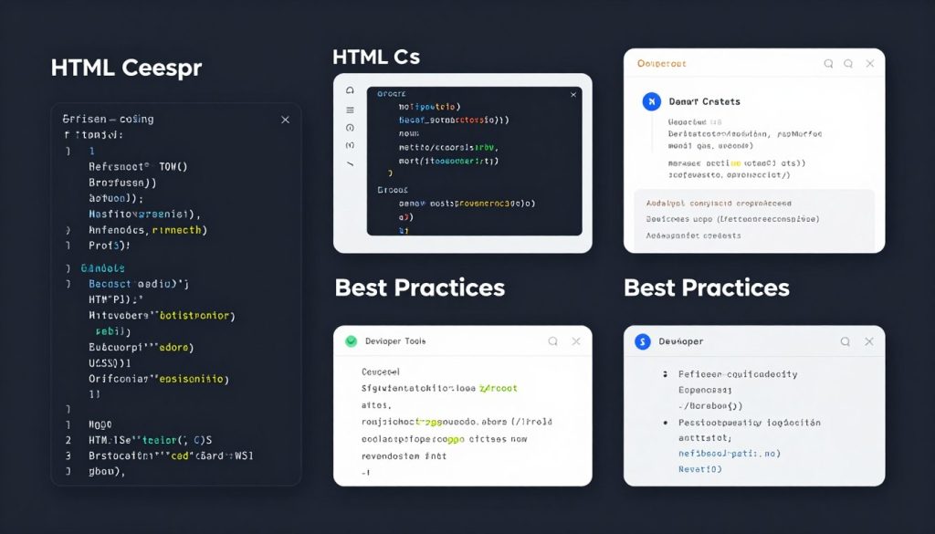 تحسين كود HTML CSS JavaScript للمواقع