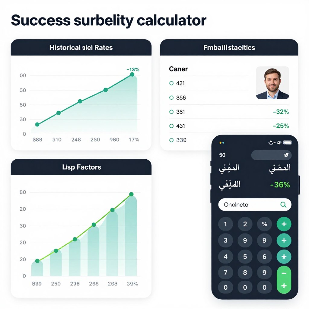 حاسبة احتمالية النجاح في التحدي