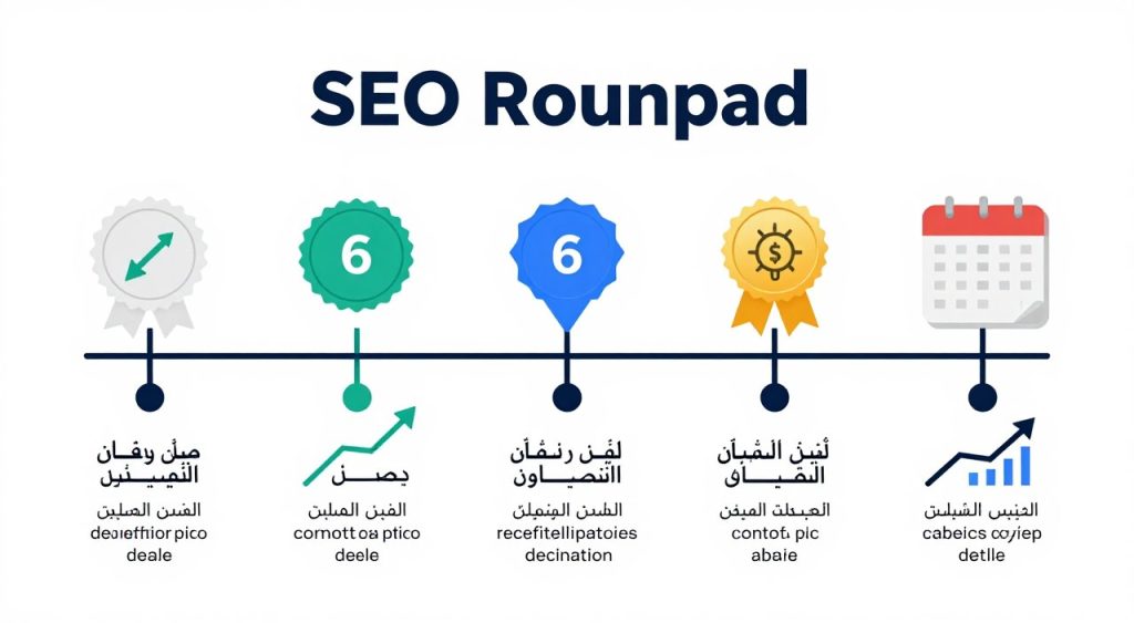 خطة عمل 6 أشهر لتحسين ترتيب الموقع في نتائج البحث