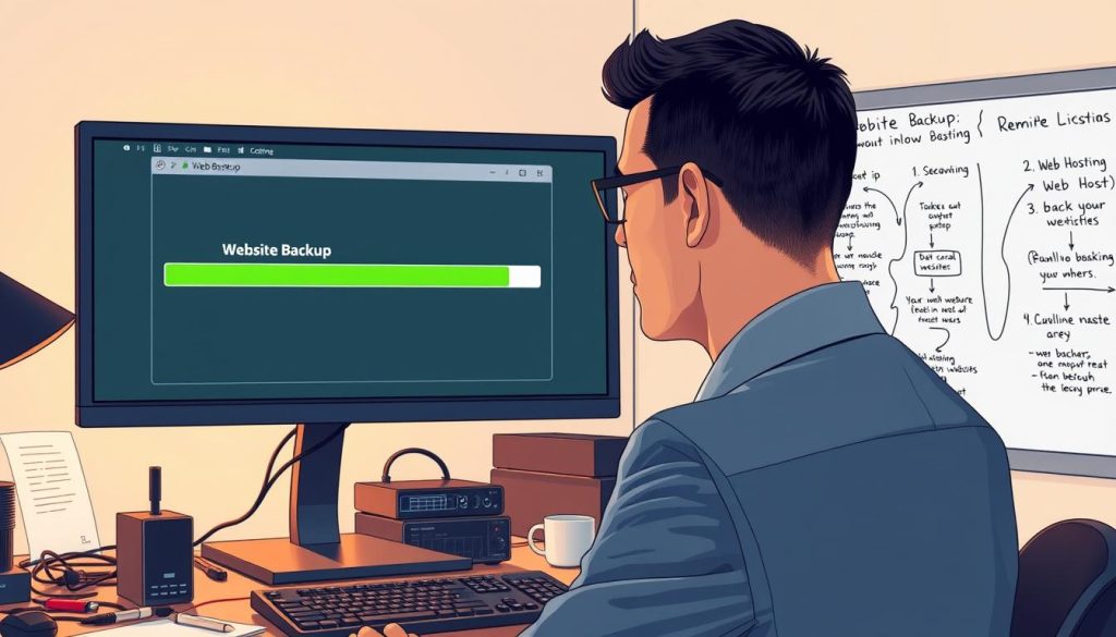 كيفية عمل نسخة احتياطية للموقع