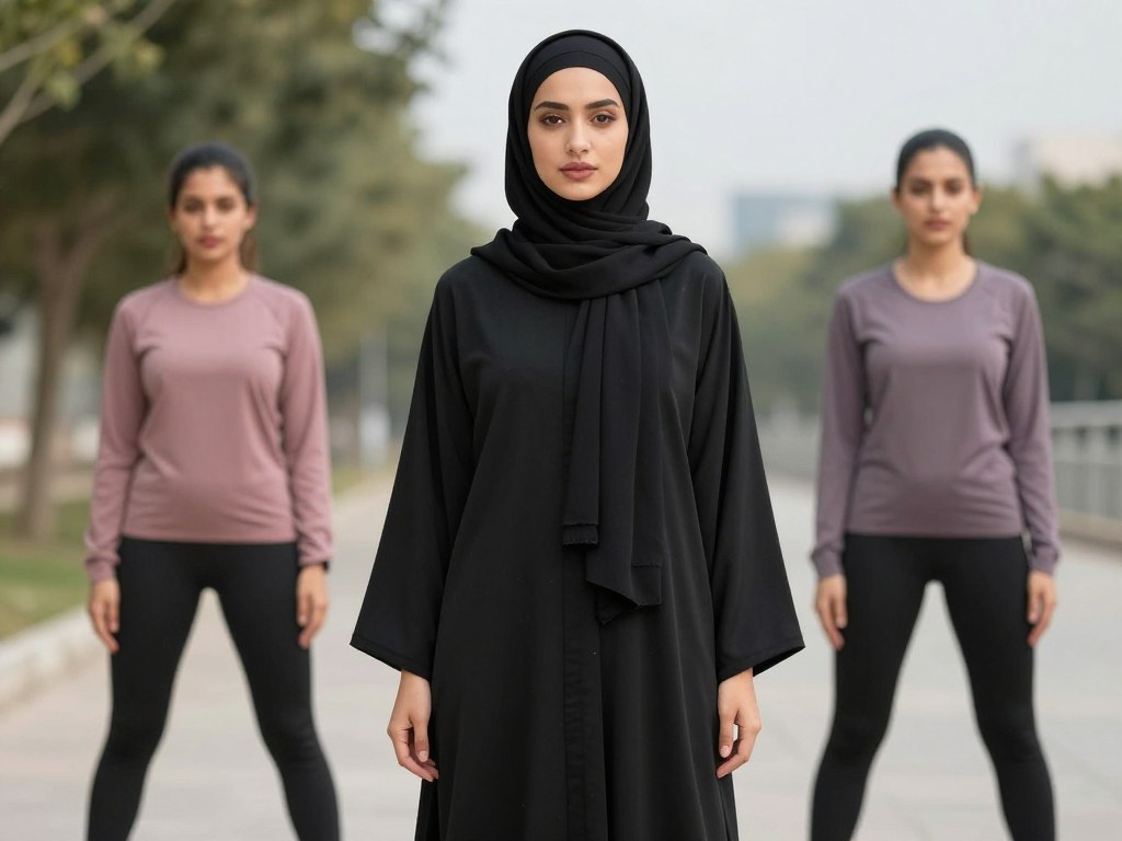 عبايات رياضية محتشمة للنساء المسلمات