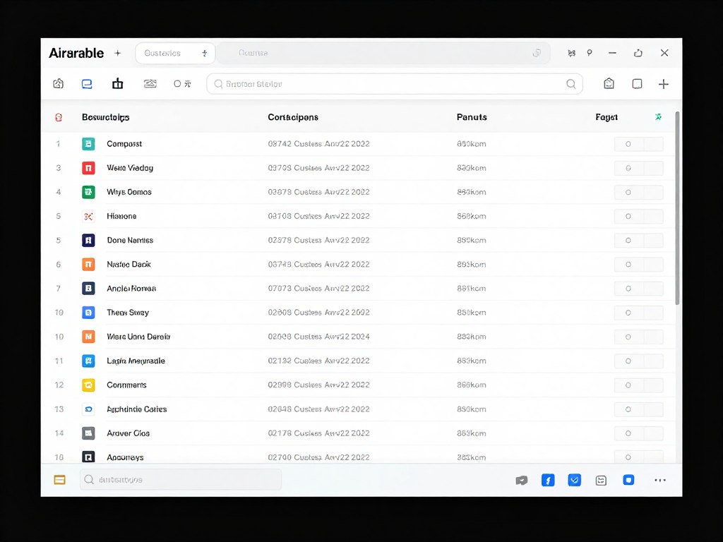 Airtable database interface example Airtable database interface example