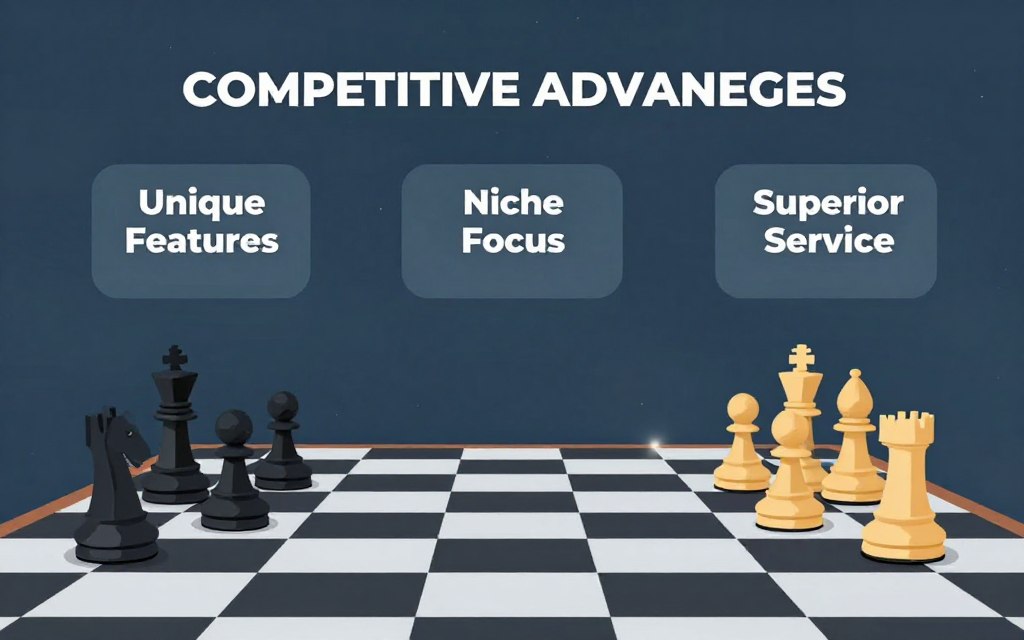 Competitive advantage strategy visualization Competitive advantage strategy visualization