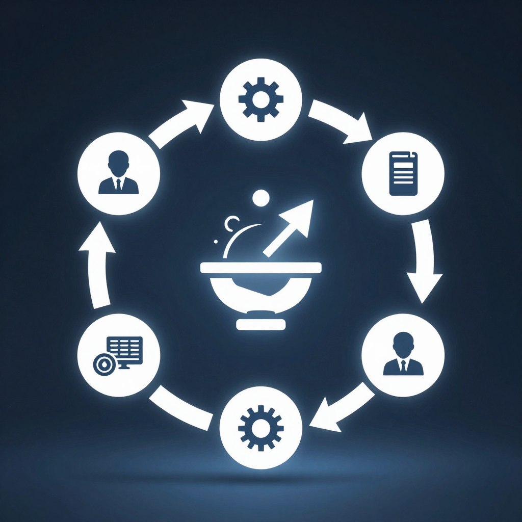 Continuous improvement icon