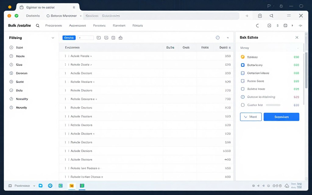 Database management tools interface Database management tools interface