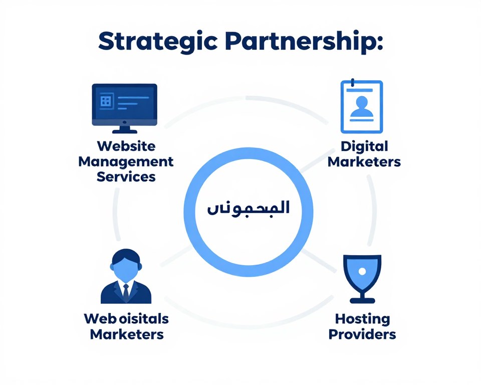 الشراكات الاستراتيجية في مجال إدارة المواقع