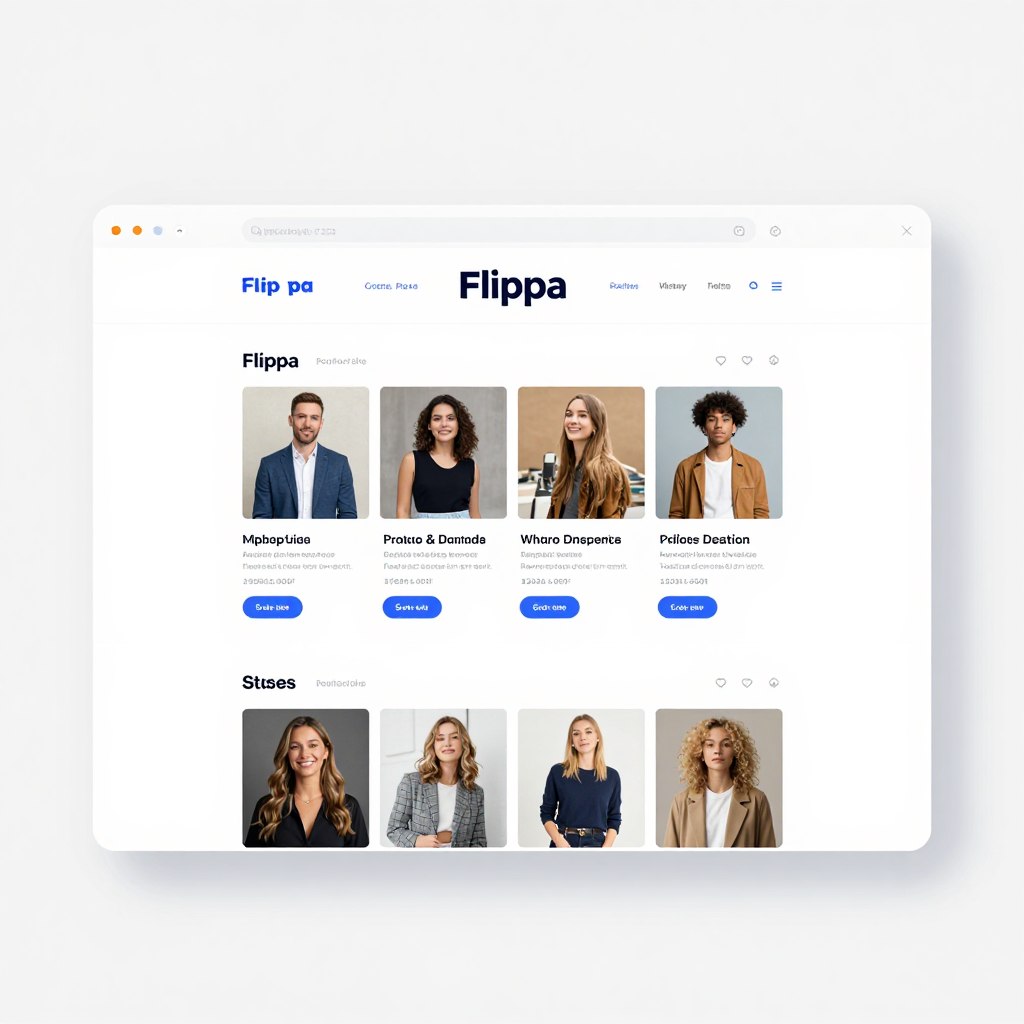 شعار منصة Flippa لبيع وشراء المواقع
